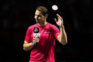 Nadal at the 2024 <a href='https://www.sportskeeda.com/go/davis-cup-first-round' target='_blank' rel='noopener noreferrer'>Davis Cup</a> Final (Image Source: Getty)